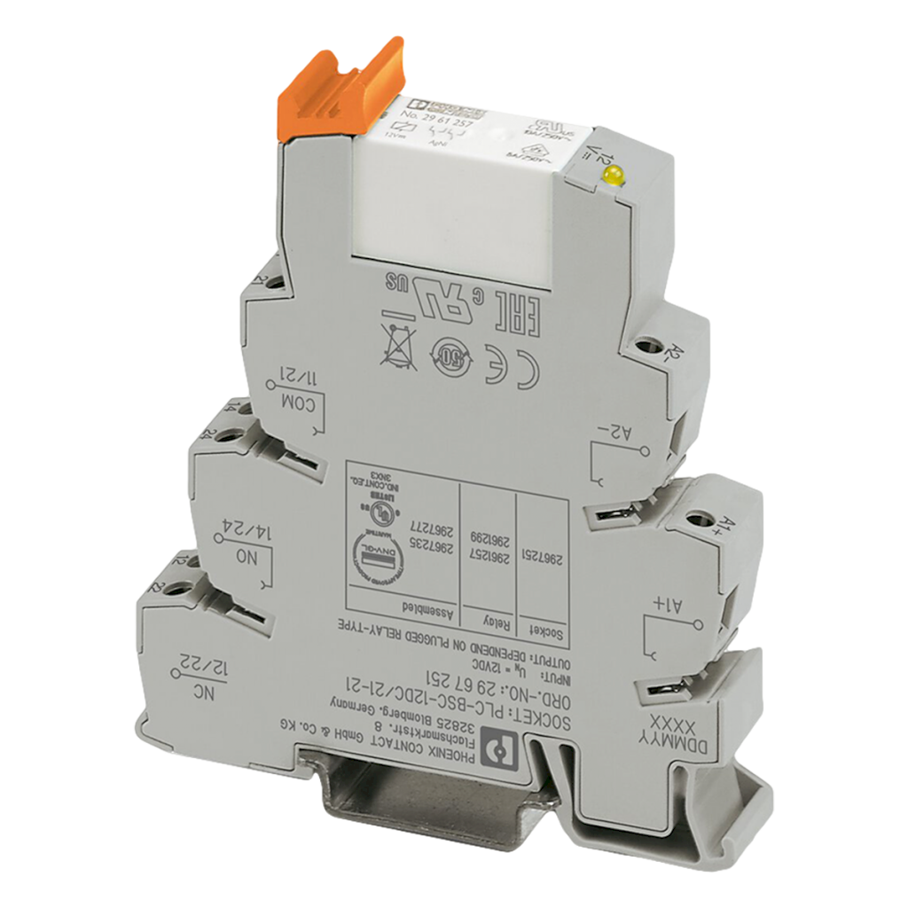 [13416] RELE PLC DOBLE INVERSOR CON LED 230Vca/220Vcc PLC-RSC-230UC/21-21