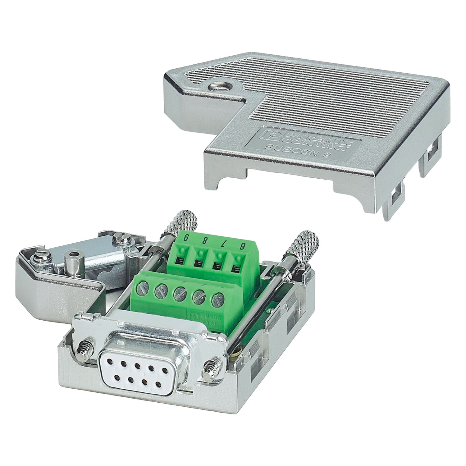 Conector Enchufe C/Tornillo 9 Polos Hembra DB9 Phoenix Contact