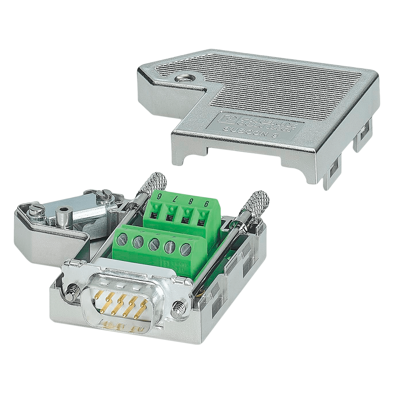 [3058] Conector Enchufe C/Tornillo 9 Polos Macho DB9 Phoenix Contact