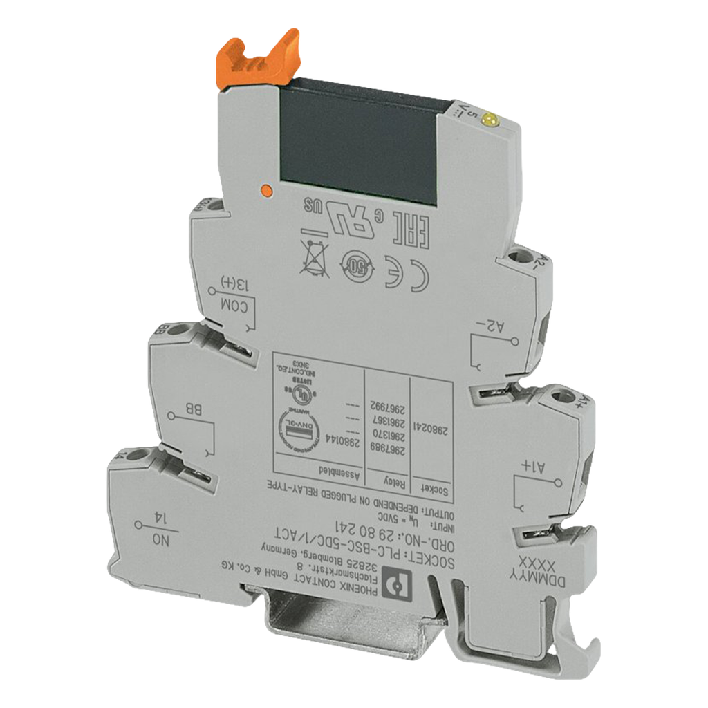 [4191] Relé PLC Optoacoplador C/Led 5VCC 3A Phoenix Contact