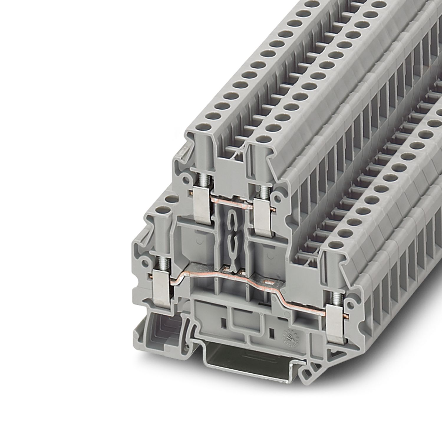 [16340] Borne UTTB Doble Piso 2,5mm2 Gris Phoenix Contact