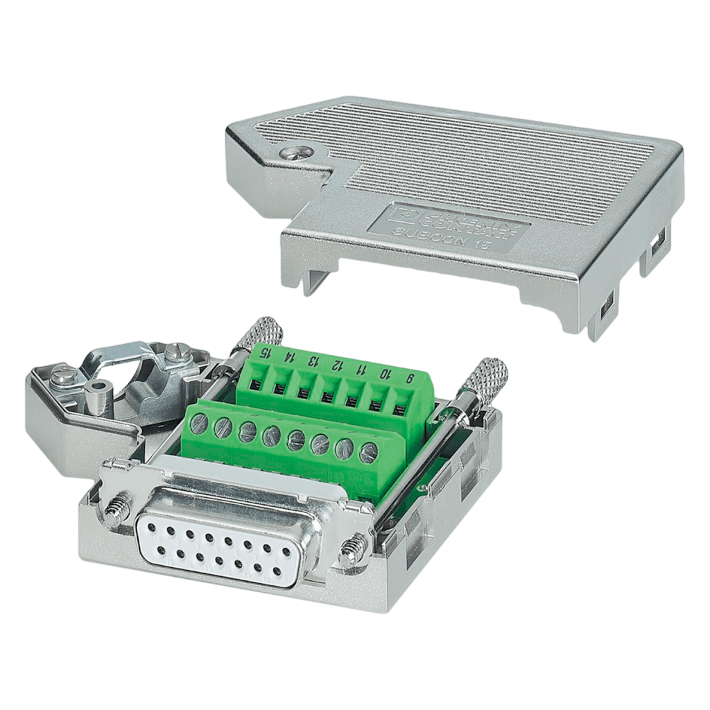 Conector Enchufe C/Tornillo 15 Polos Hembra DB15 Phoenix Contact