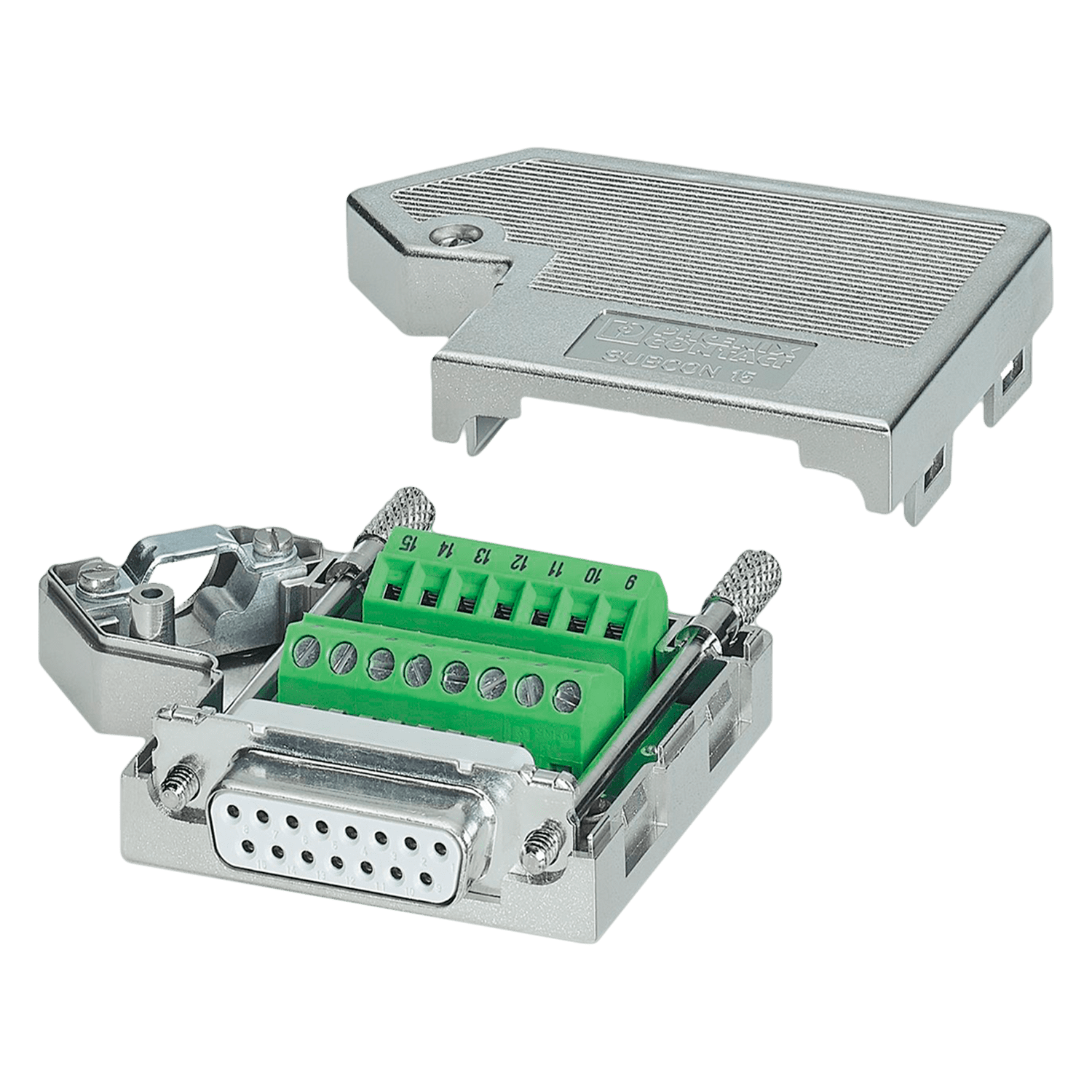 Conector Enchufe C/Tornillo 15 Polos Hembra DB15 Phoenix Contact