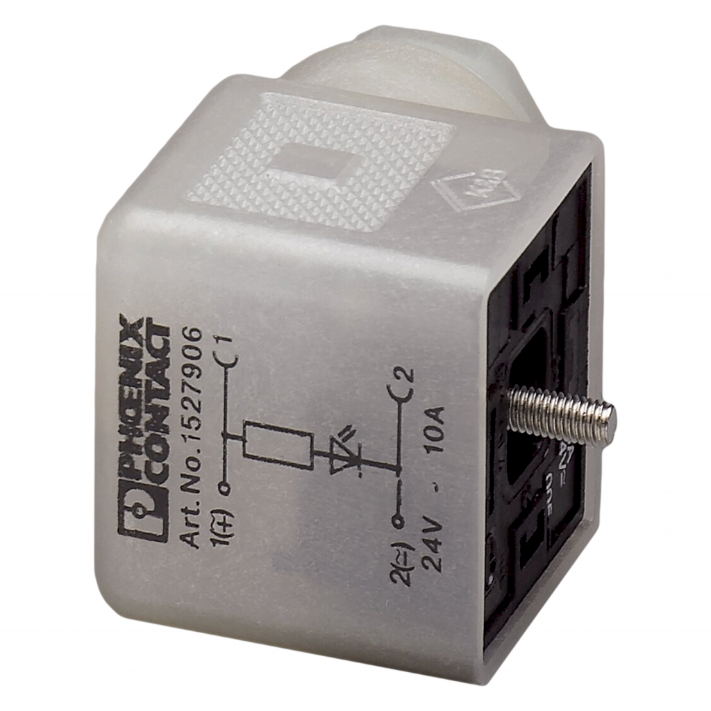 CONECTOR VALVULA 3POLOS LED P/PRENSACABLE PG9 SACC-V-3CON-PG9/A-1L 24V