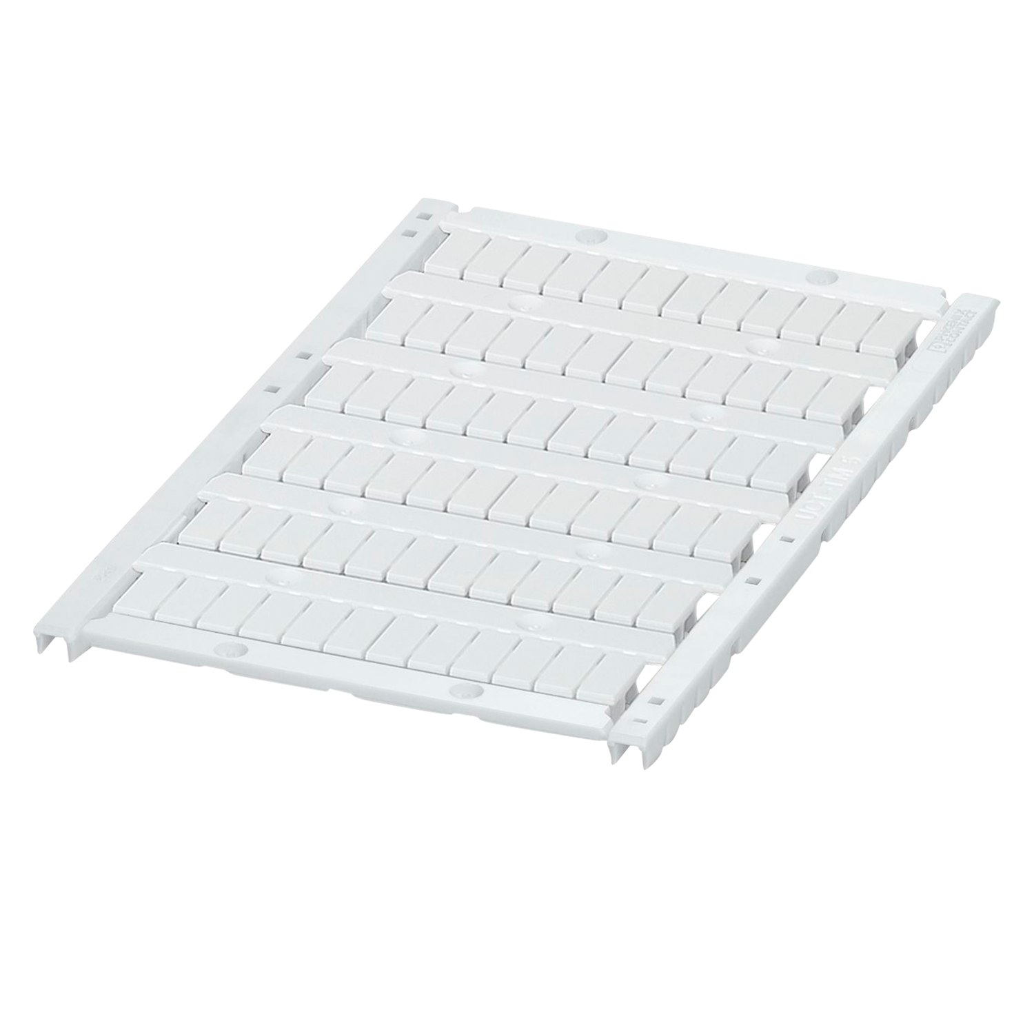 [20877] Plancha P/Bornes 5,2mm 72 Identificadores Blanca Phoenix Contact