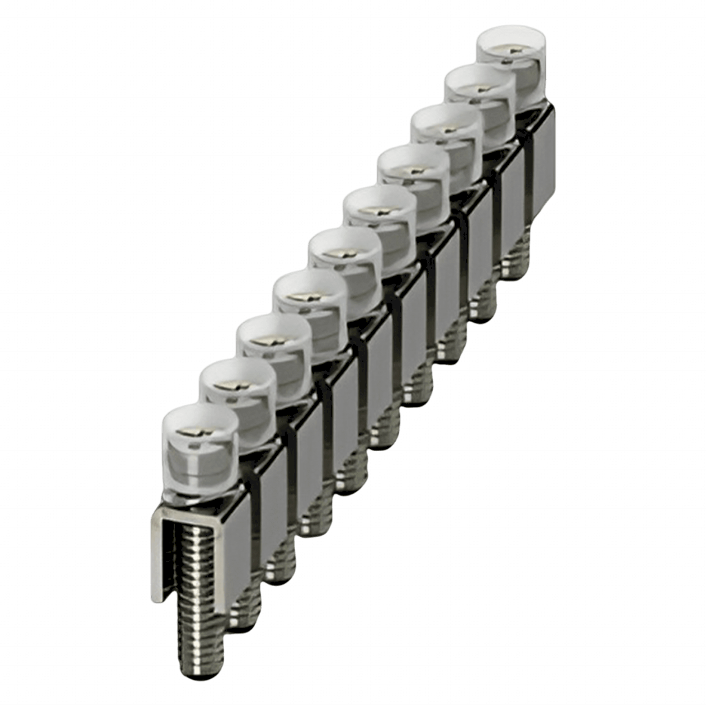 [21476] PUENTE FIJO DE 10 POLOS C/TORNILLO P/TB 2.5mm SCBI 10-5 N