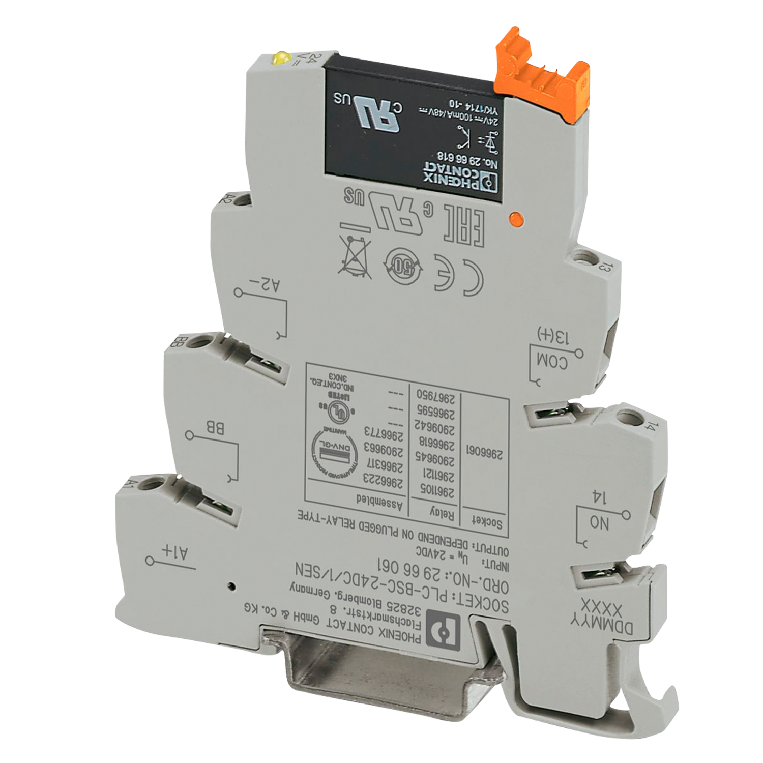 [21654] Relé PLC Optoacoplador P/Sens 24V/48VCC Phoenix Contact