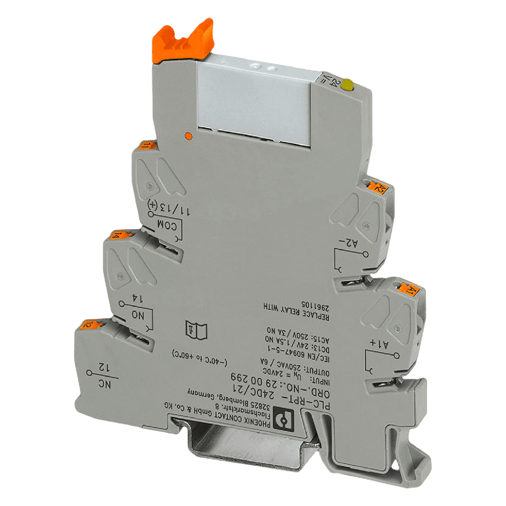 [24766] Relé PLC 1 Inversor Push-in 24VCC Phoenix Contact