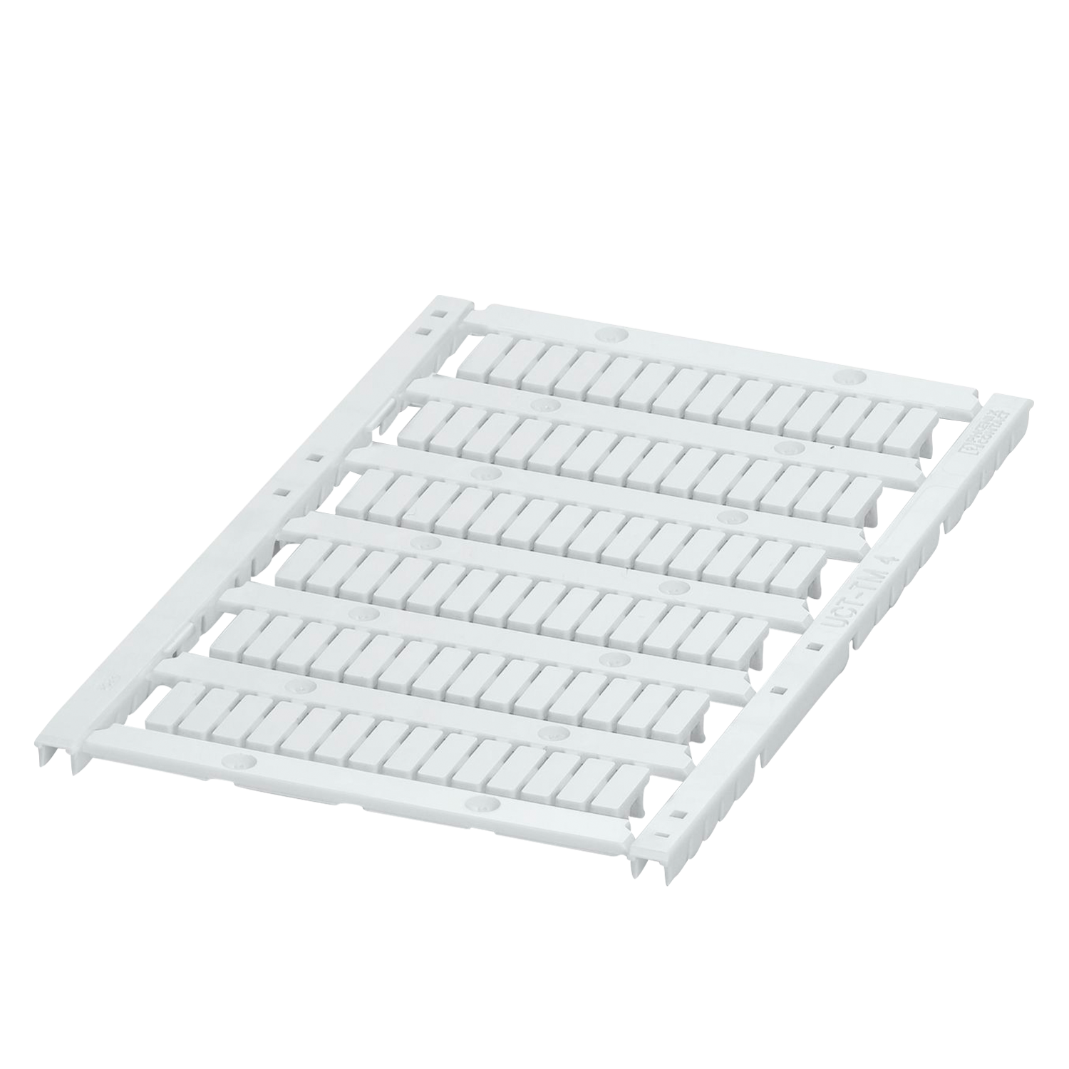 [30406] Plancha P/Bornes 4,2mm 90 Identificadores Blanca Phoenix Contact