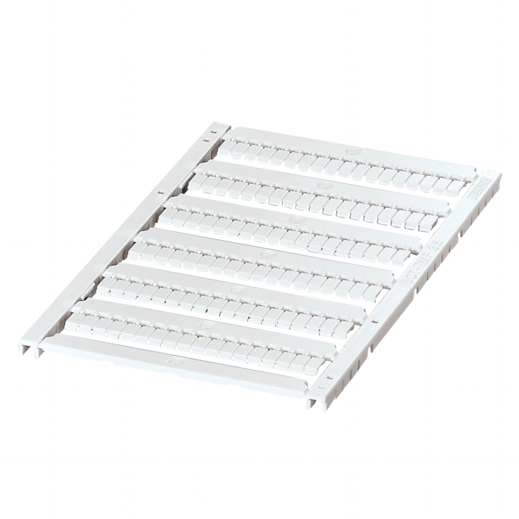 PLANCHA P/BORNES PxC 3.5mm 108 IDENTIFIC. BLANCA 0829486