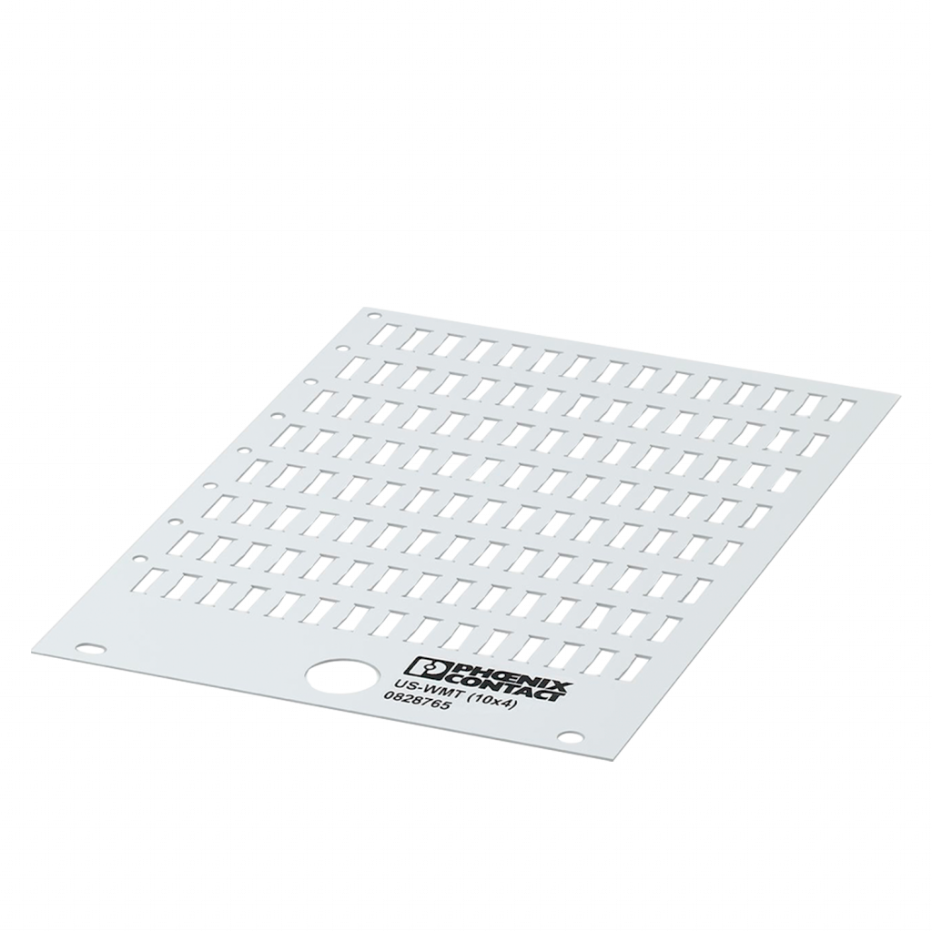 Rótulo 10x4mm P/Cables 0,6-7mm Thermo Blanco Phoenix Contact