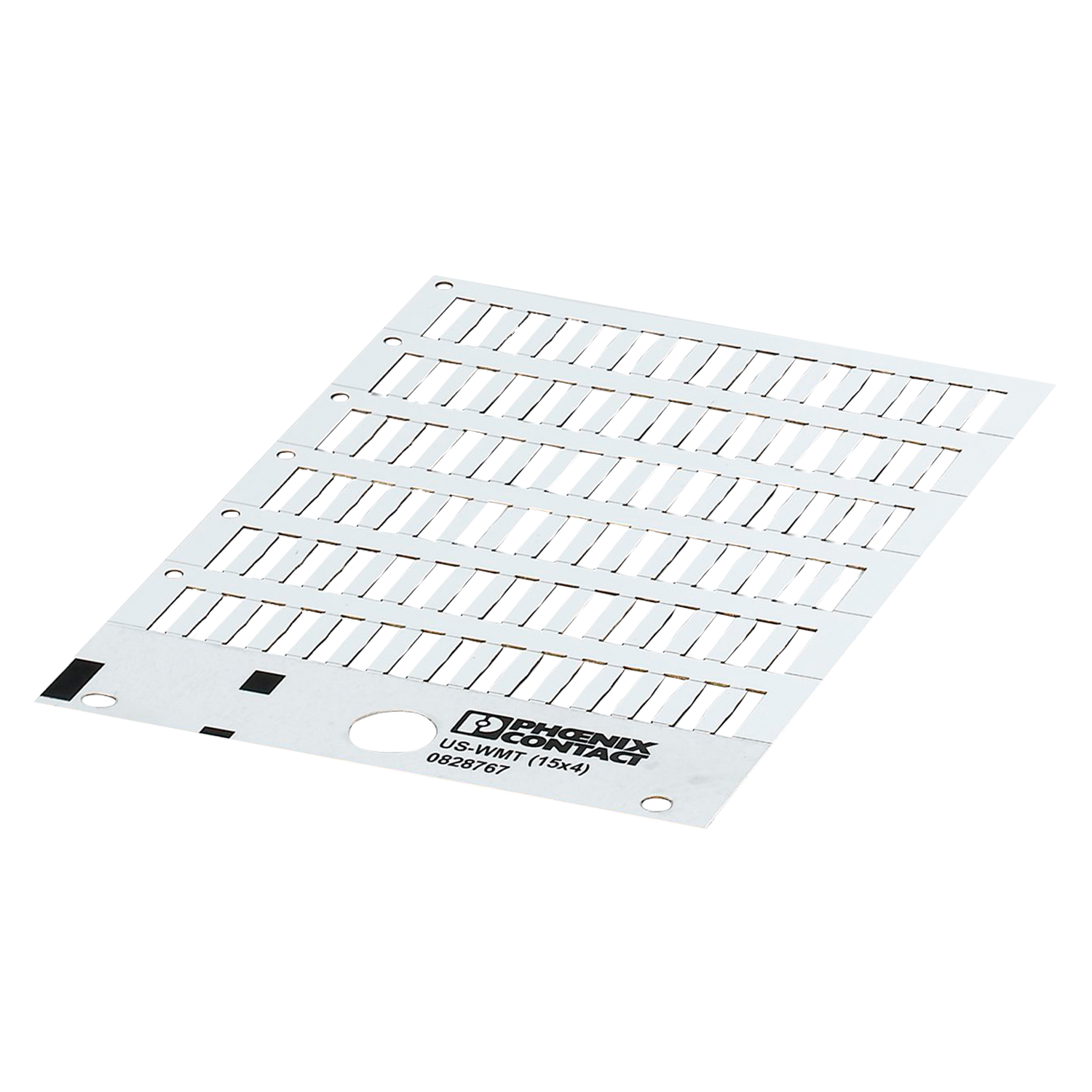 [31813] Rótulo 15x4mm P/Cables 0,6-50mm Thermo Blanco Phoenix Contact