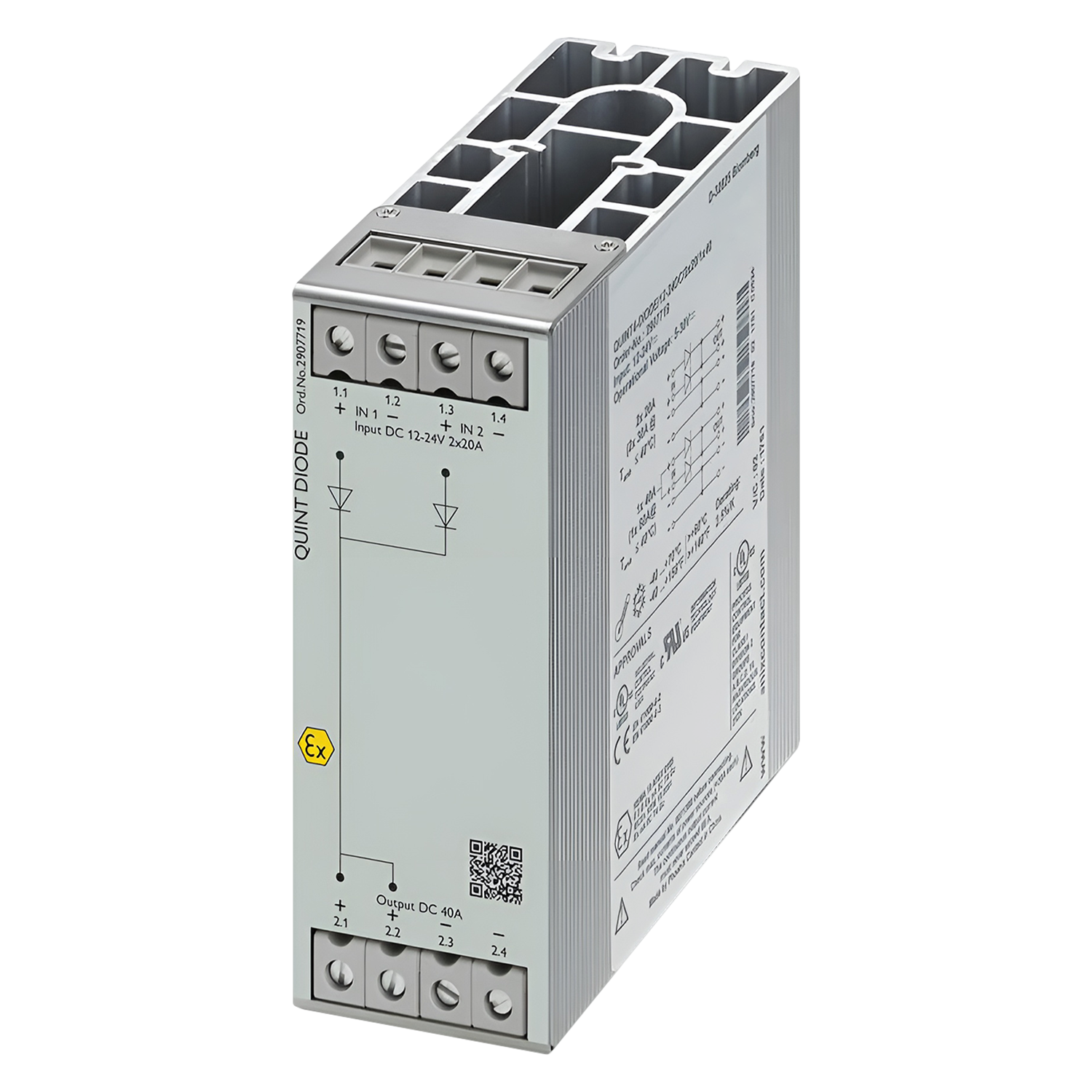 [31914] Módulo de Redundancia Diodo 12-24VCC/2x20A-1x40A Phoenix Contact