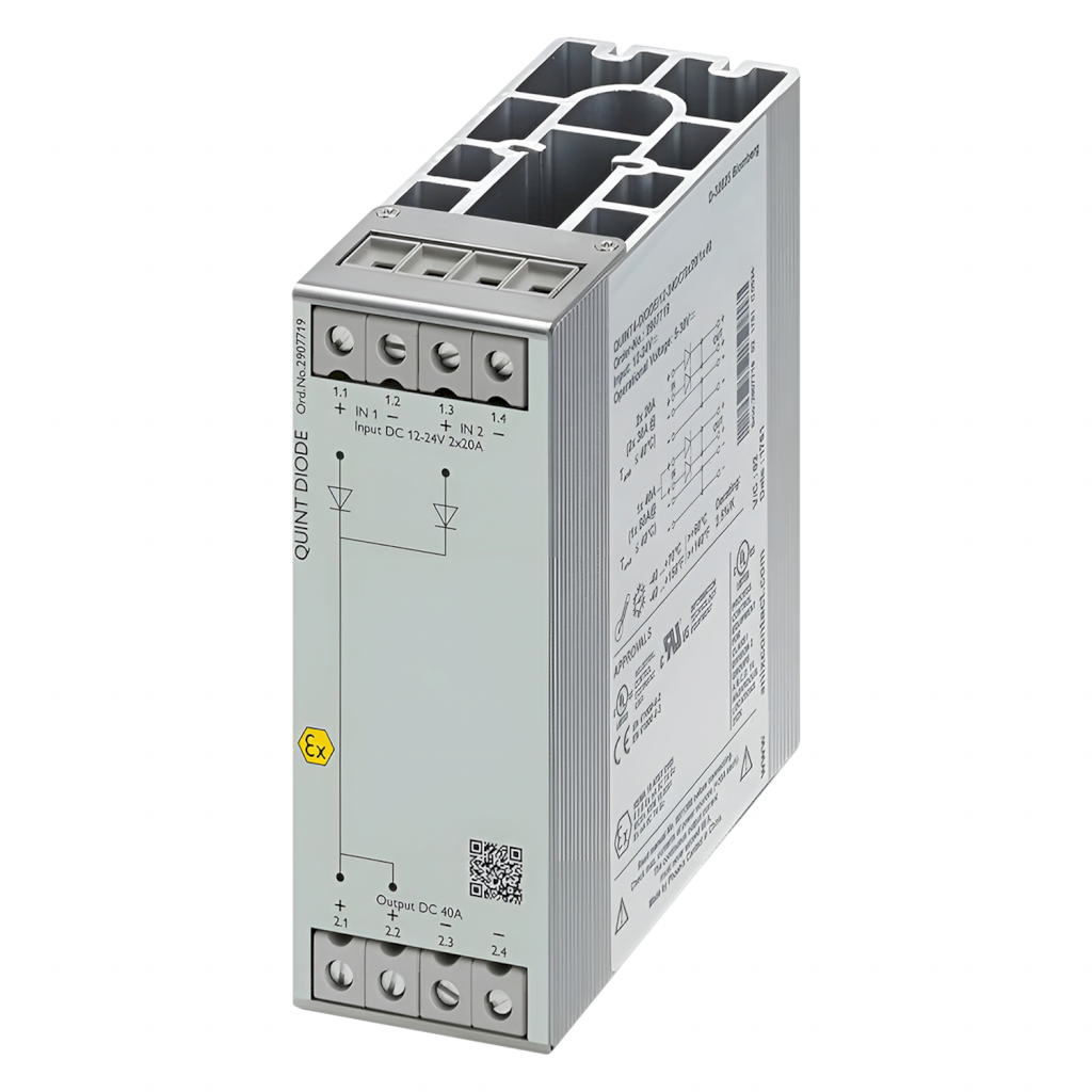 Módulo de Redundancia Diodo 12-24VCC/2x20A-1x40A Phoenix Contact