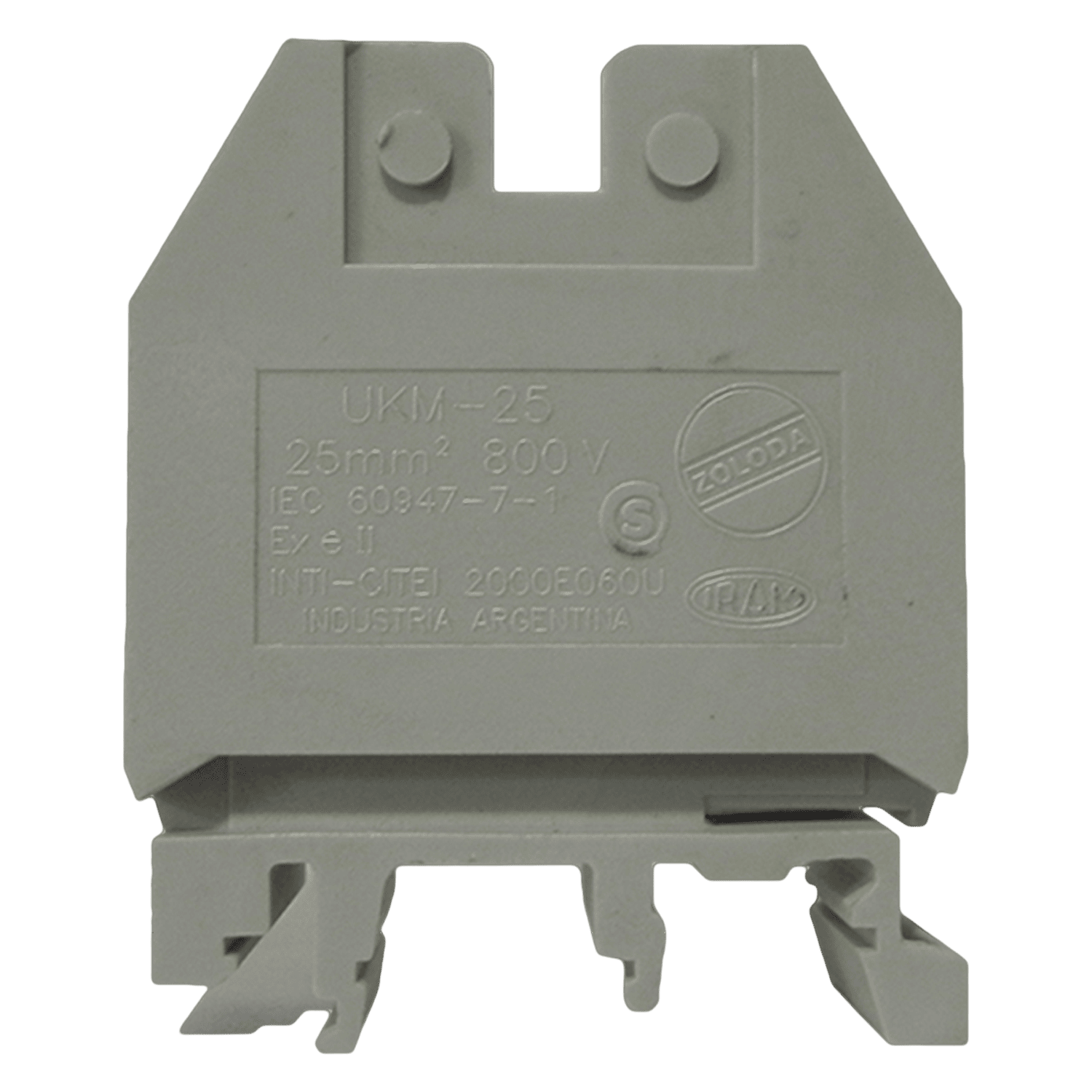 Borne UKM Universal de Poliamida 25mm2 Zoloda