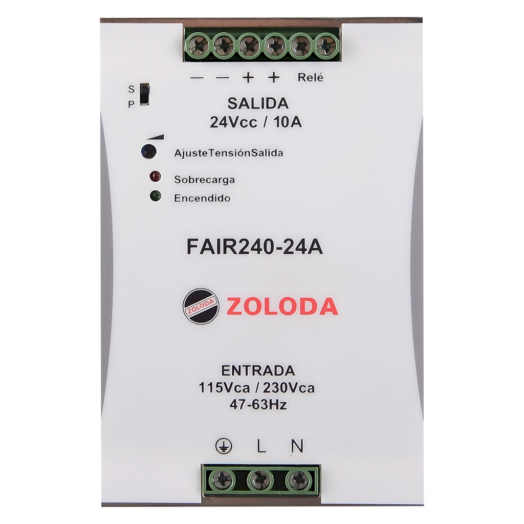 [16174] FUENTE MONOF E:220V S:24VCC 10 AMP FAIR FAIR240-24A