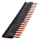 Puente CB-CLR de Interconexión P/Zócalo de 6,2mm Negro Zoloda