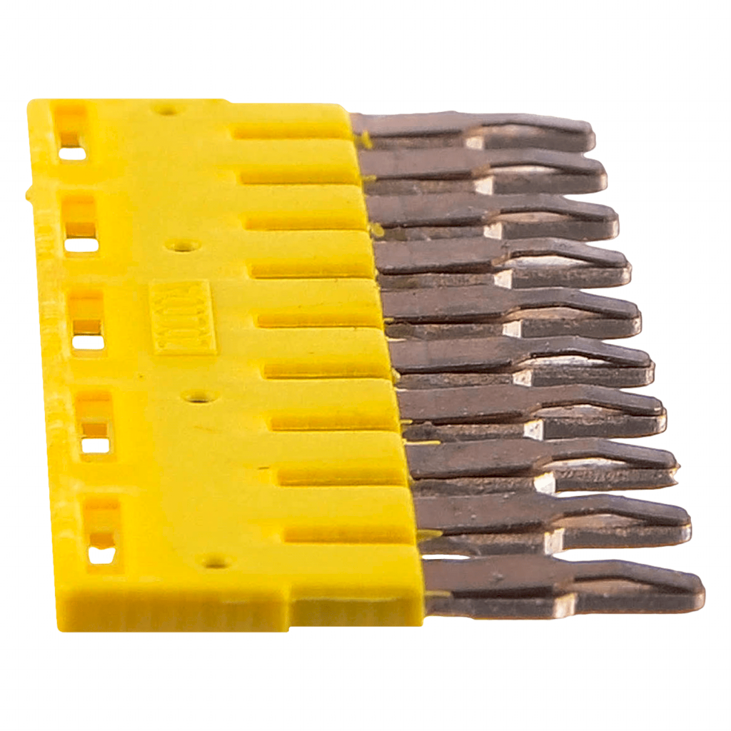 PUENTE FIJO 10 ELEMENTOS P/BORNES BKF 4mm JSSB-10-06/BKF-AM