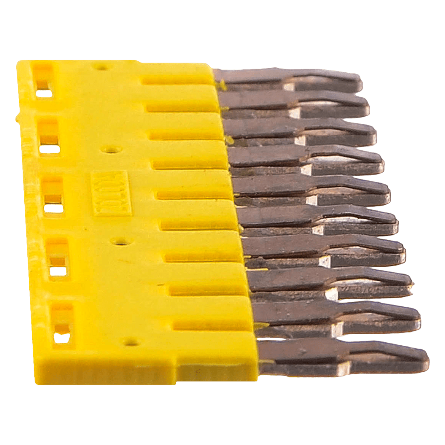 Puente Fijo JSSB 10 Elementos P/Bornes BKF 4mm2 Amarillo Zoloda