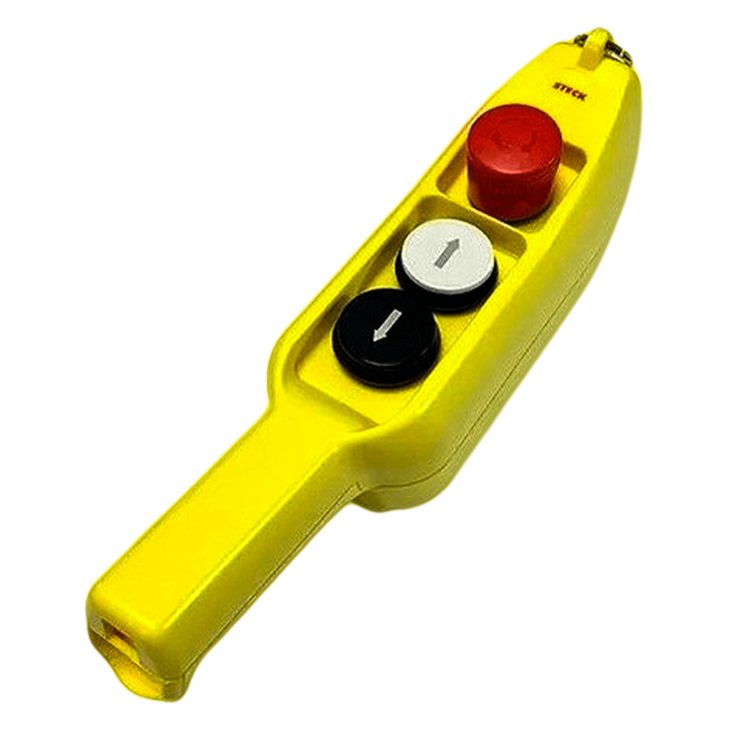 [19303] Caja Colgante PVC P03 2 Pulsadores + Parada Emergencia 1NA Steck Electric