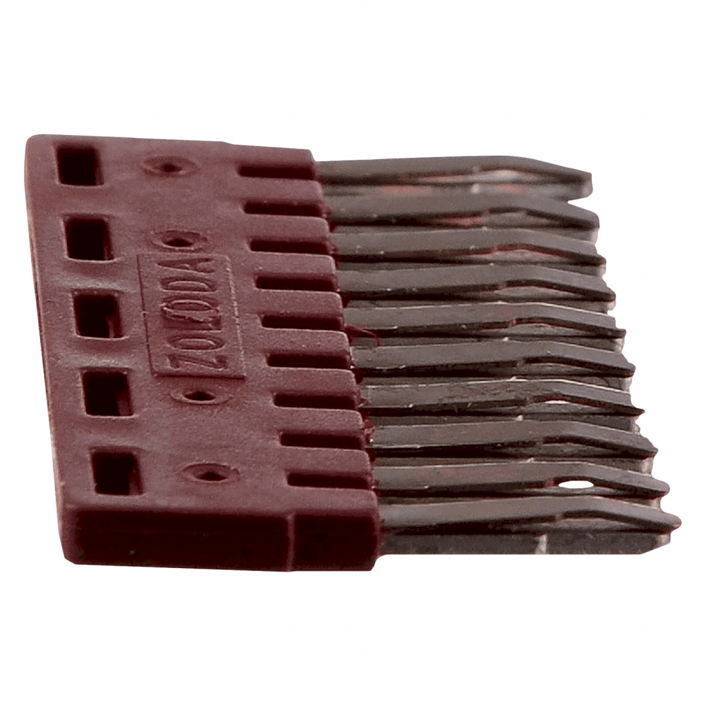 [19305] PUENTE FIJO 10 ELEMENTOS P/BORNES BKF -  MARRON JSSB-10-04/BKF-MA