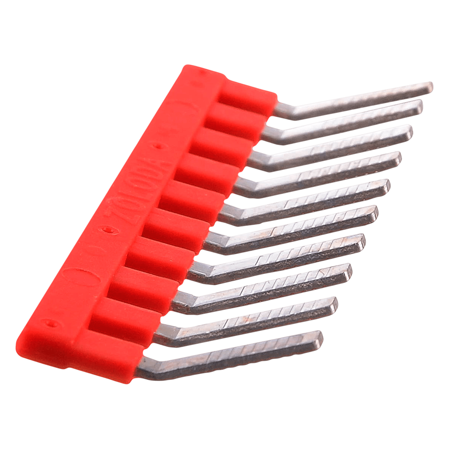 [23902] Puente Fijo 10 Elementos P/Bornes BKNP 520 Rojo Zoloda
