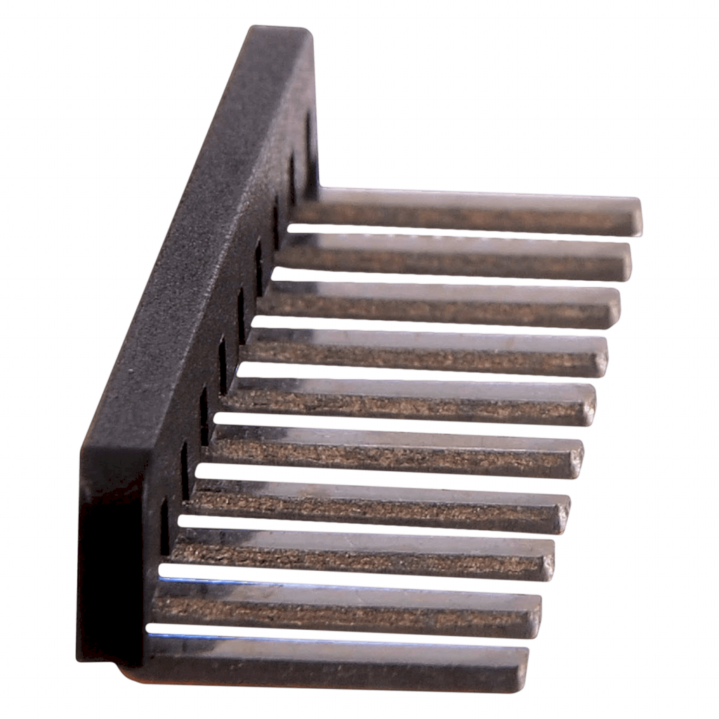 [24838] Puente Fijo 10 Elementos P/Bornes BKNT 6mm Negro Zoloda