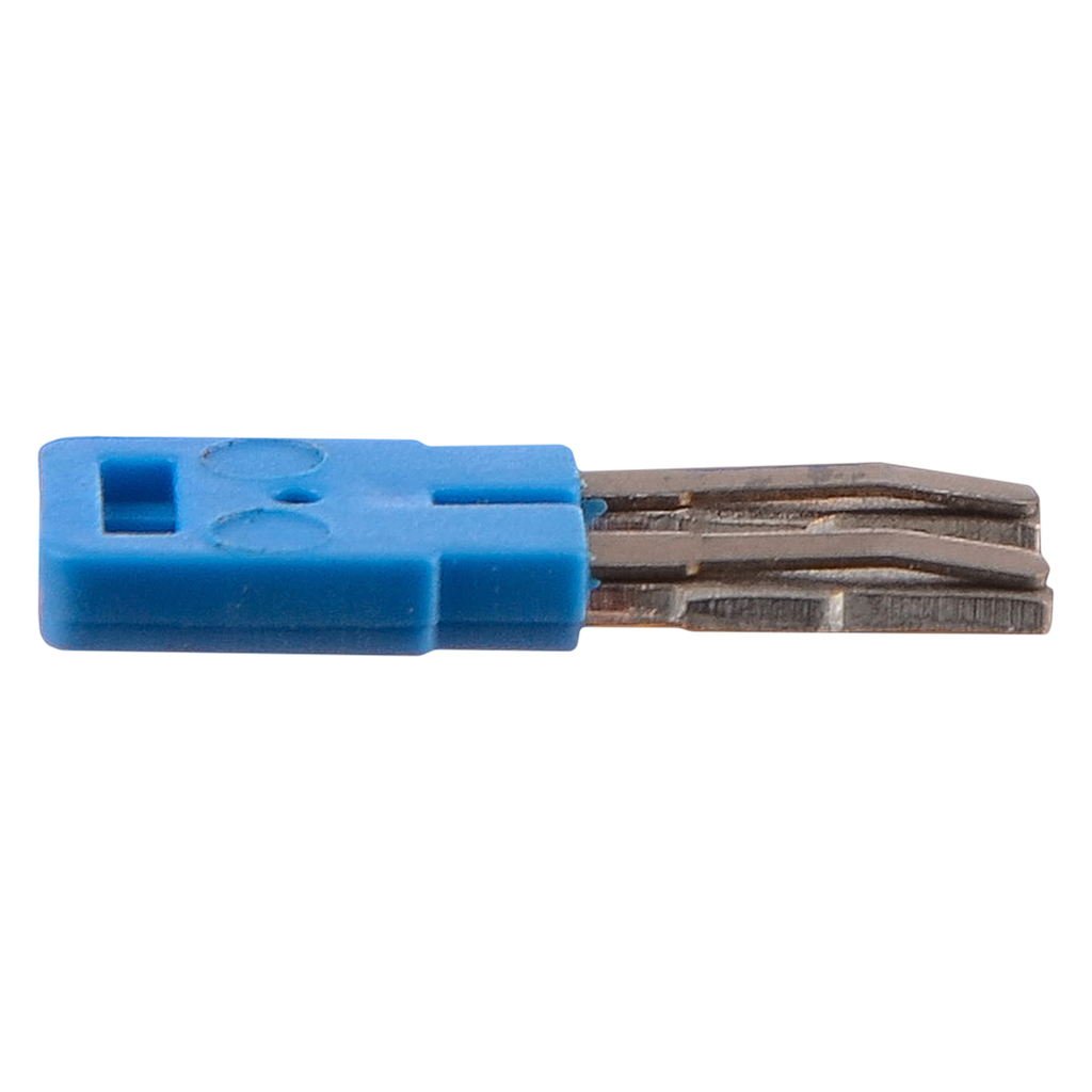 [27203] Puente Fijo JSSB 2 Elementos P/Bornes BKF 2,5mm2 Azul Zoloda
