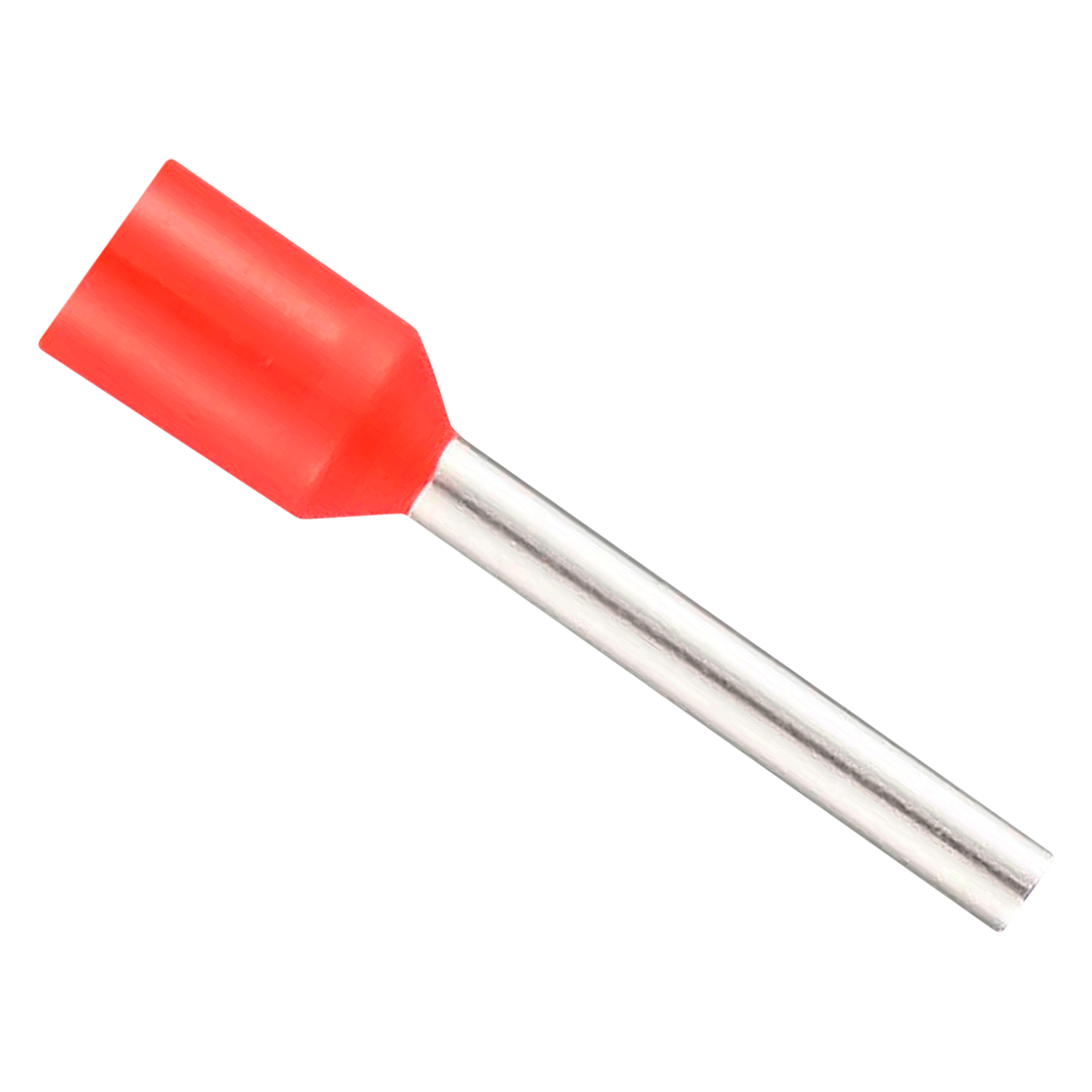 [28394] Puntera Tubular 1mm2 12mm x100u Rojas Zoloda