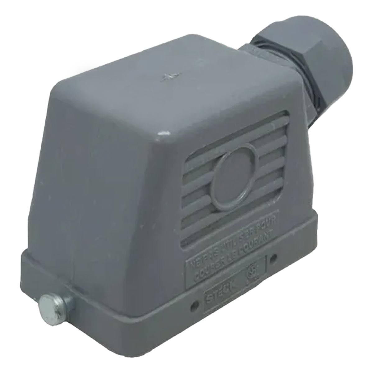 Carcasa Aerea de Poliamida 6 Polos C/Prensacable Incorporado Salida Lateral Steck Electric