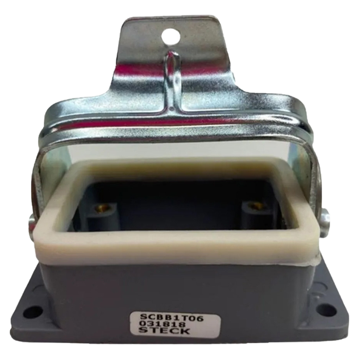 [32081] Carcasa Empotrar de Poliamida 6 Polos S/Prensacable Incorporado Salida Inferior Steck Electric