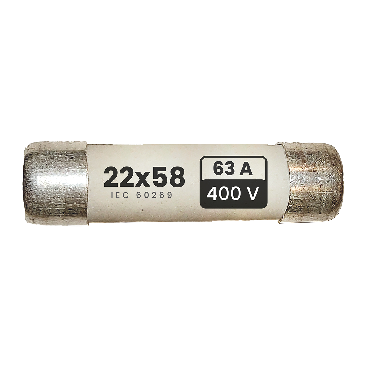 Fusible Cerámica 22x58mm Clase Gl/Gg 63A Zoloda