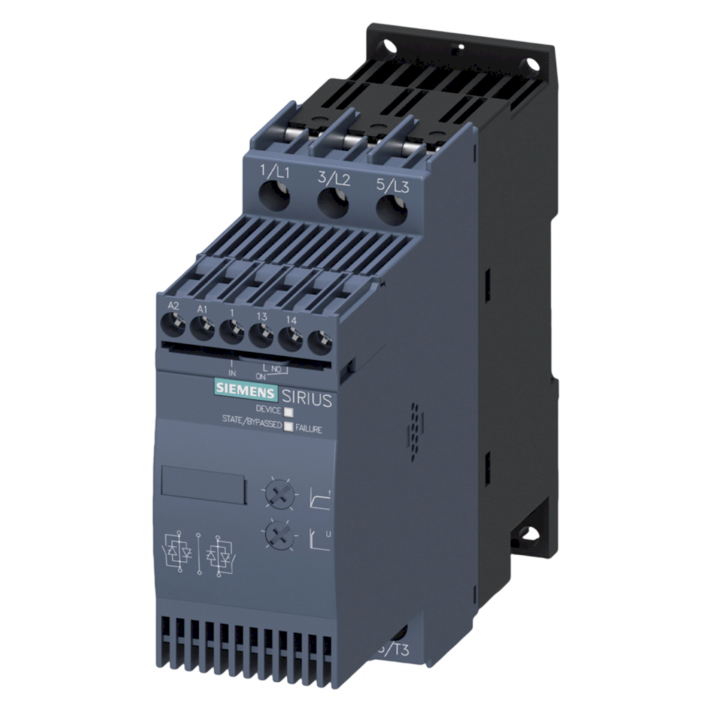 ARRANCADOR SUAVE STD 25A 11kW S0 220VCA/CC 3RW3026-1BB14