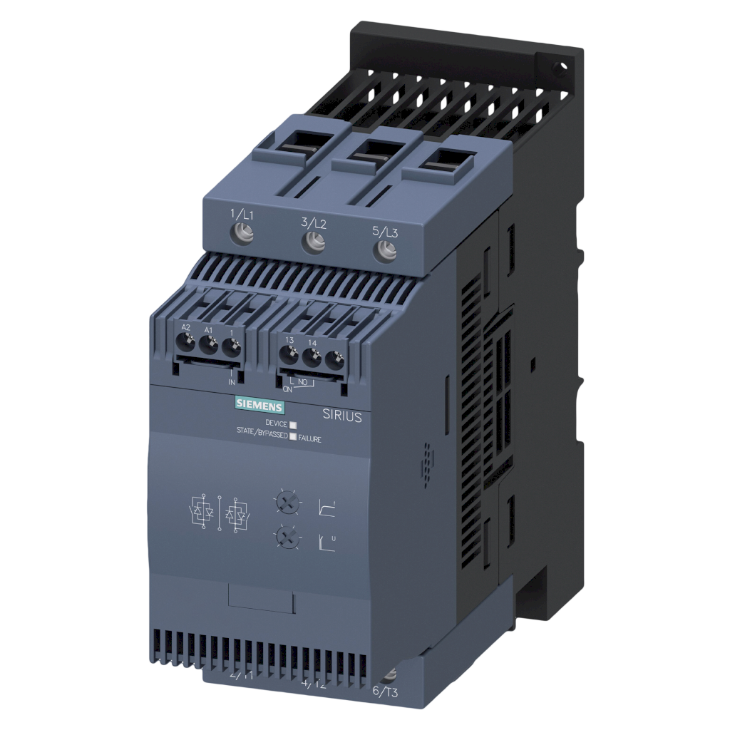 ARRANCADOR SUAVE STD 72A 37kW S2 220VCA/CC 3RW3038-1BB14