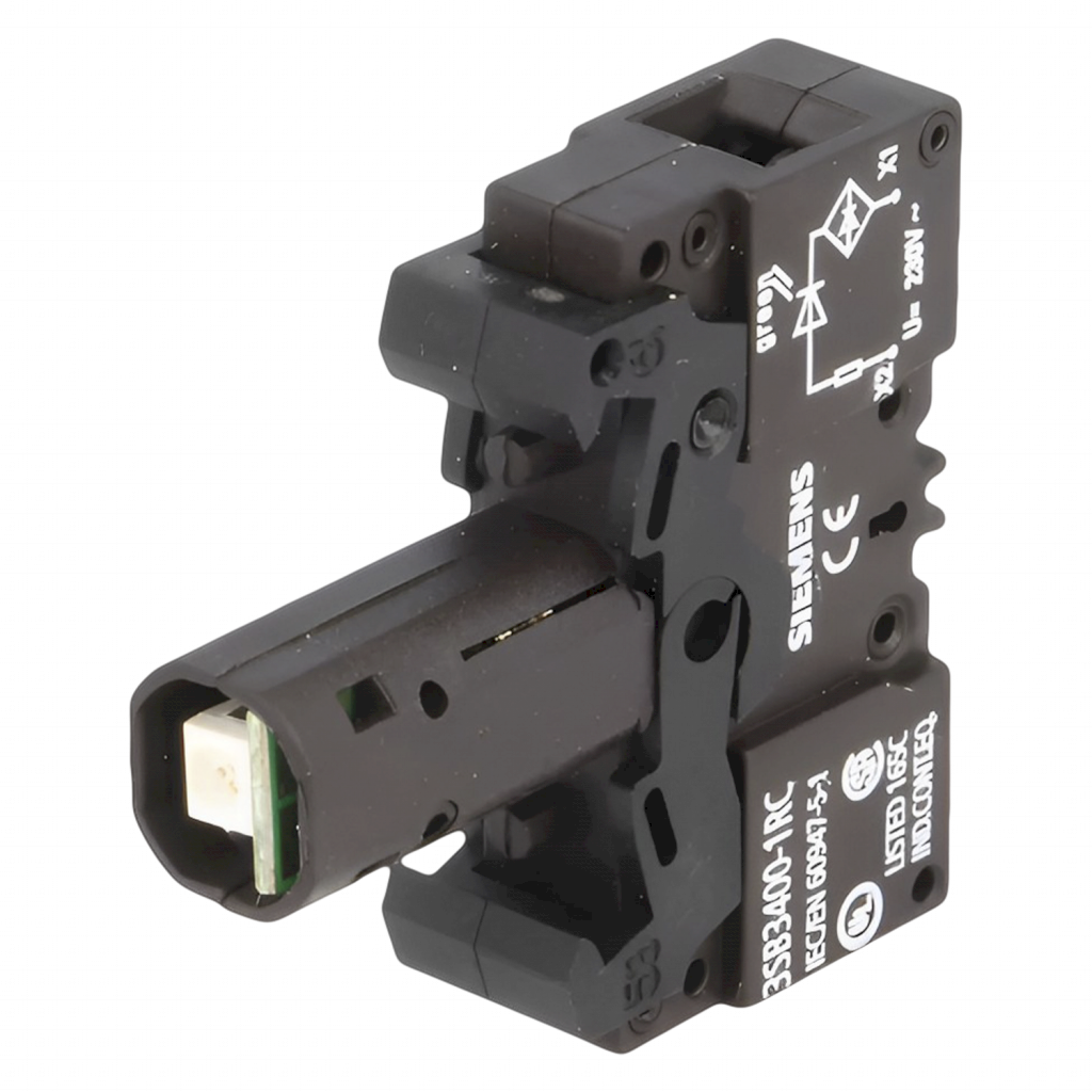 PORTALAMPARA CON LED ROJO 24V 100014855