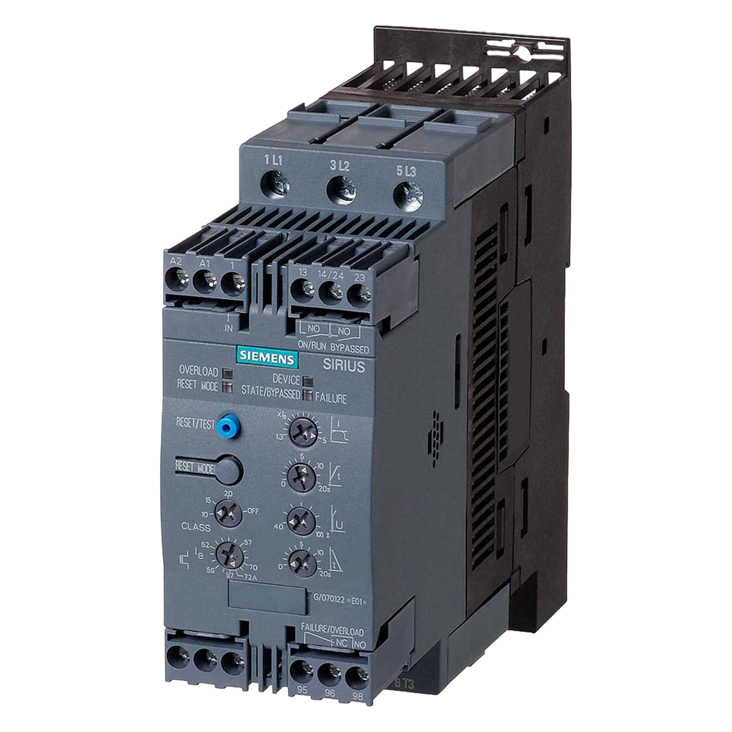 Arrancador Suave 3RW40 Basic ADV 110-220VCA/VCC 63A 30kW/40HP Siemens