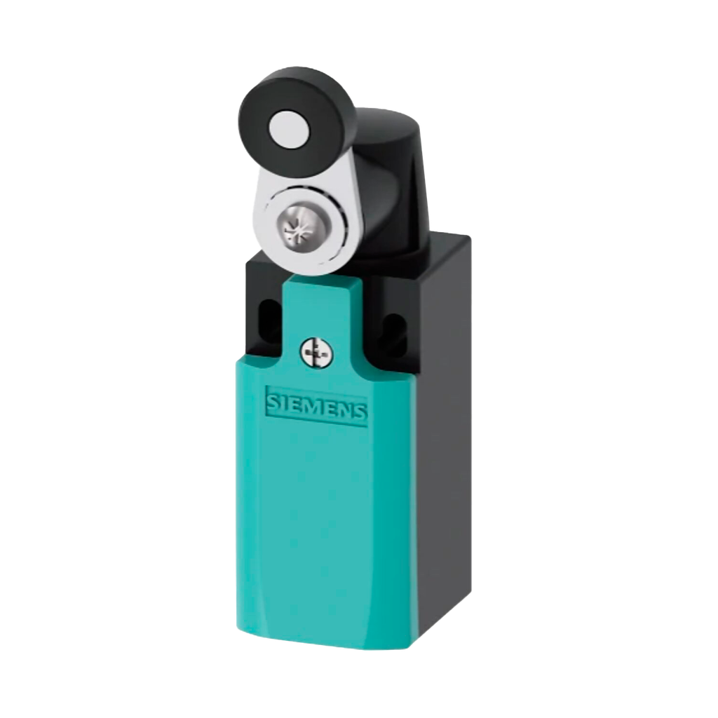 [16450] Límite de Carrera Mini Plástico Roldana 19mm Palanca Corta 1NA+1NC S:M20 Siemens