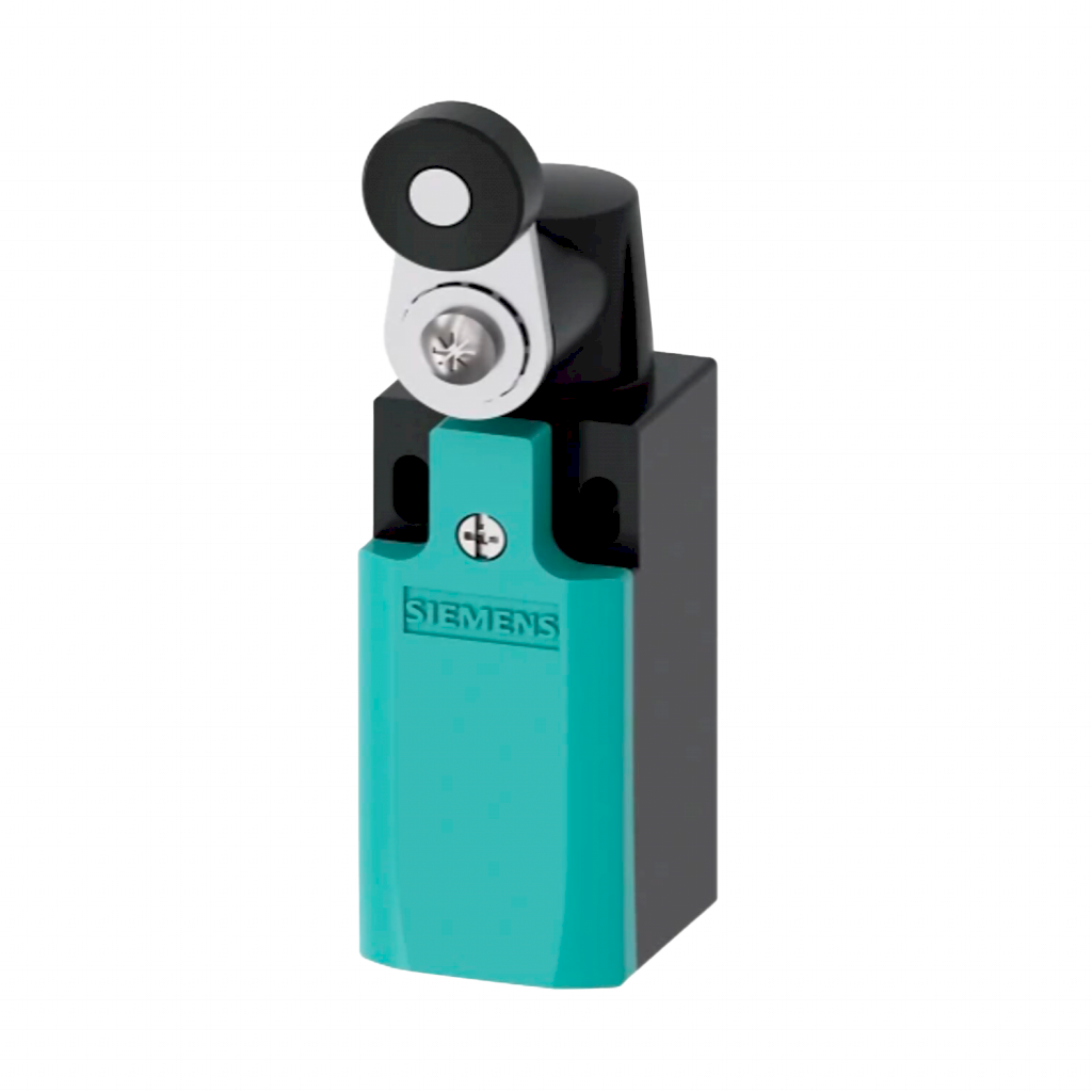 [16450] Límite de Carrera Mini Plástico Roldana 19mm Palanca Corta 1NA+1NC S:M20 Siemens