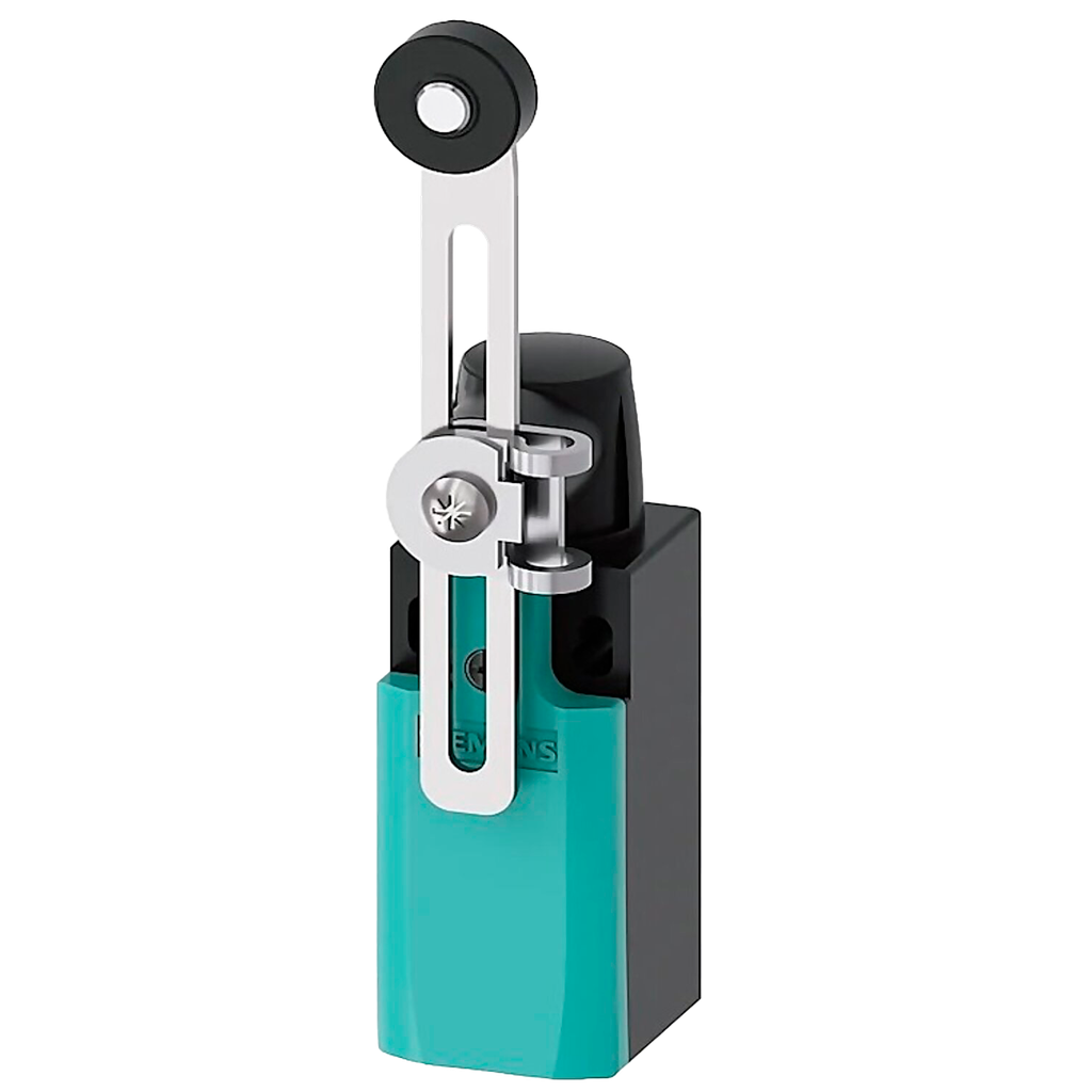 [19521] Límite de Carrera Mini Plástico Roldana 19mm+Palanca Larga 1NA+1NC S:M20 Siemens