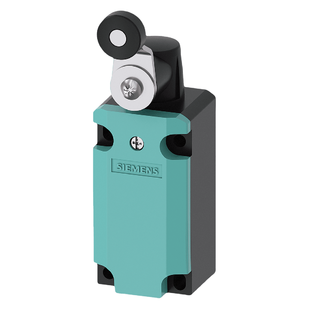 [19529] Límite de Carrera Estándar Metal Roldana 19mm Palanca Corta 1NA+1NC S:M20 Siemens