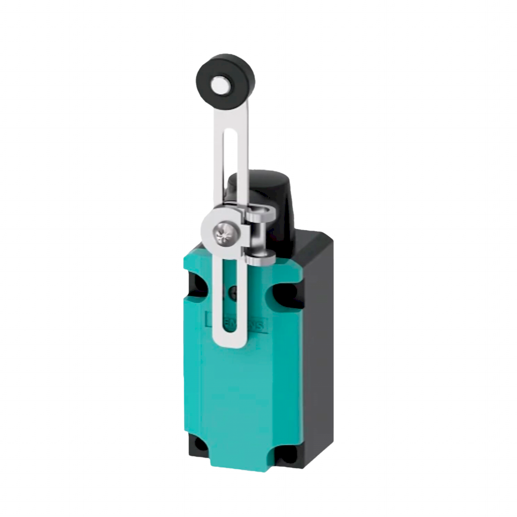 Límite de Carrera Mini Metal Roldana 19mm Palanca Larga 1NA+1NC S:M20 Siemens