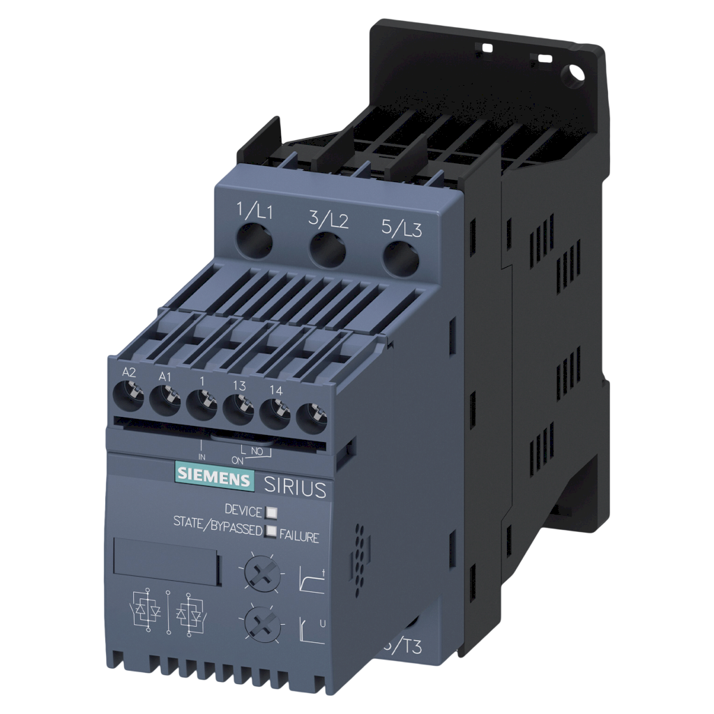 ARRANCADOR SUAVE STD 17.6A 7.5kW S00 24VCA/CC 3RW3018-1BB04