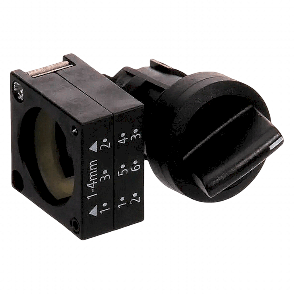 Cabezal Perilla 3SB 2 Posiciones C/Retorno Negra Siemens