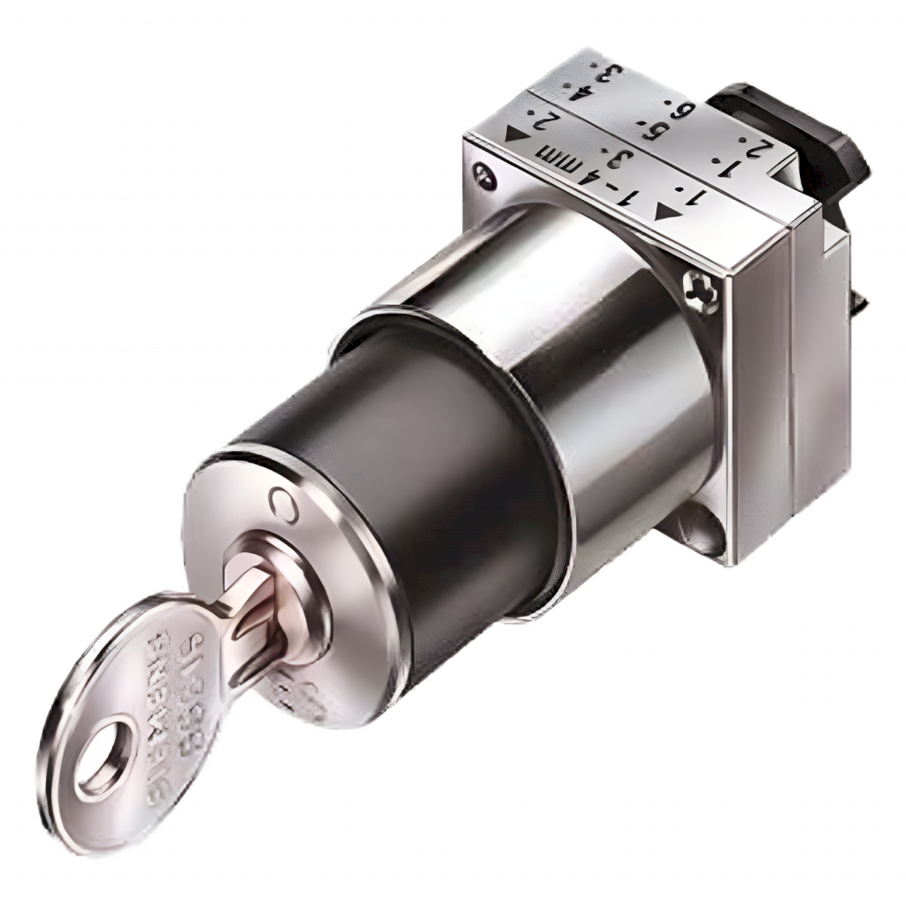 [356] Cerradura 3SB Metálica 2 Posiciones C/Retención Llave Ext0 Siemens