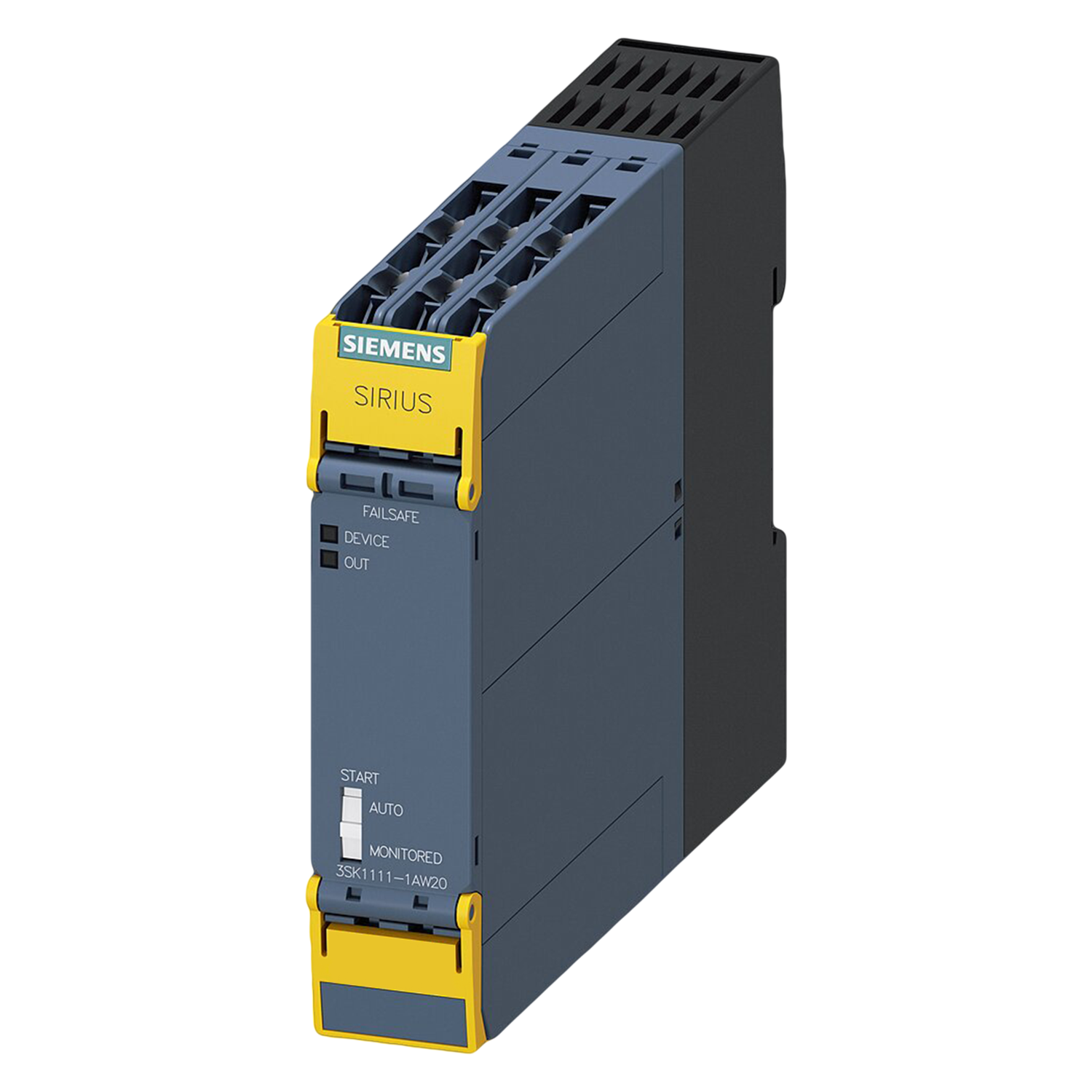 Relé Seguridad 3SK1 3 Canales+ 1CS 1NC 110-240VCA/CC Siemens