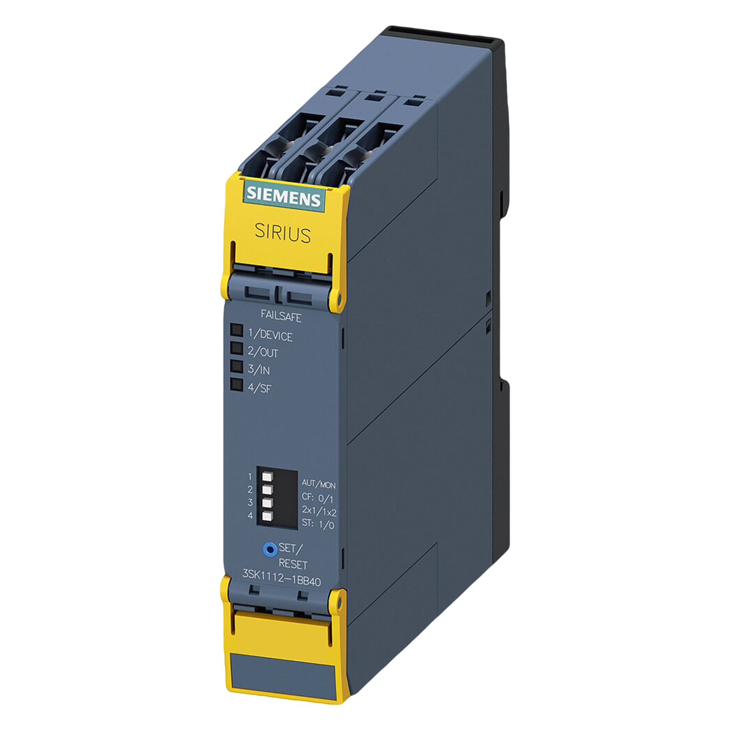 [22528] Relé Seguridad 3SK1 2 Canales+1CS 24VCC Siemens