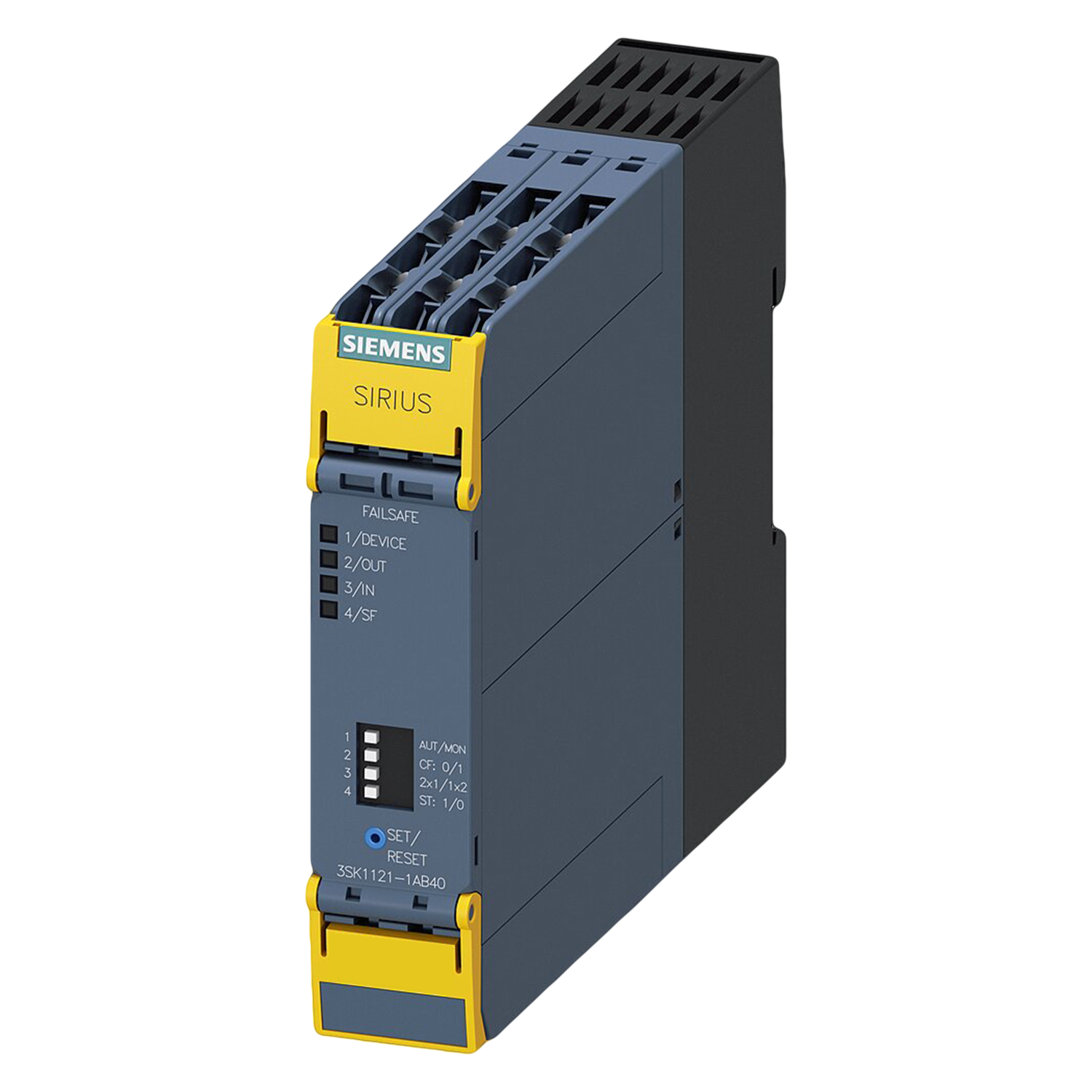 [22529] Relé Seguridad 3SK1 3 Canales F-ED+ 2 F-SR 24VCC Siemens