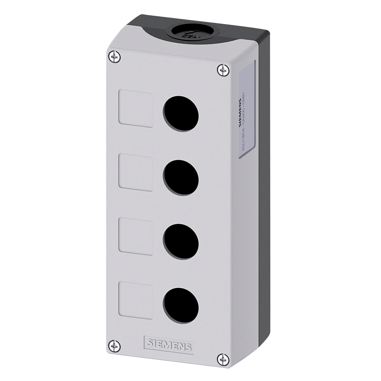 [23007] Caja Colgante PVC Gris 4 Orificios Siemens