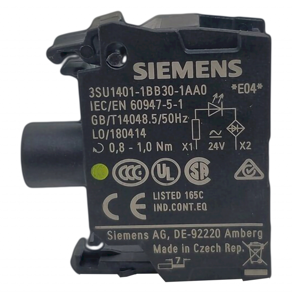 [24108] Bloque Led 3SU ACT C/Led 24VCC/CA Amarillo Siemens