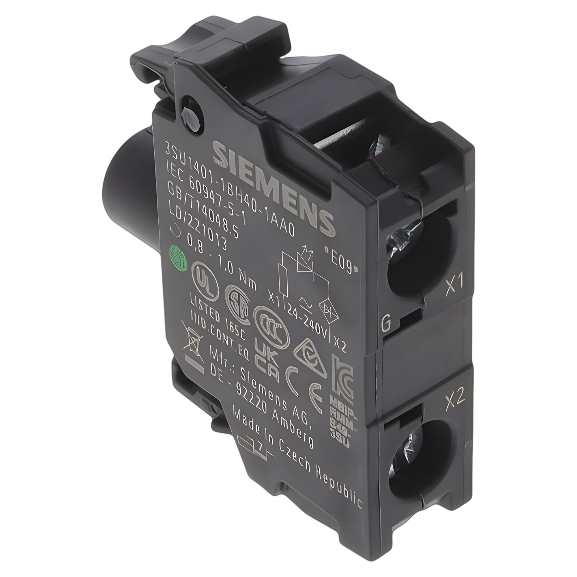 Bloque Led 3SU ACT C/Led 24-240VCC/CA Verde Siemens